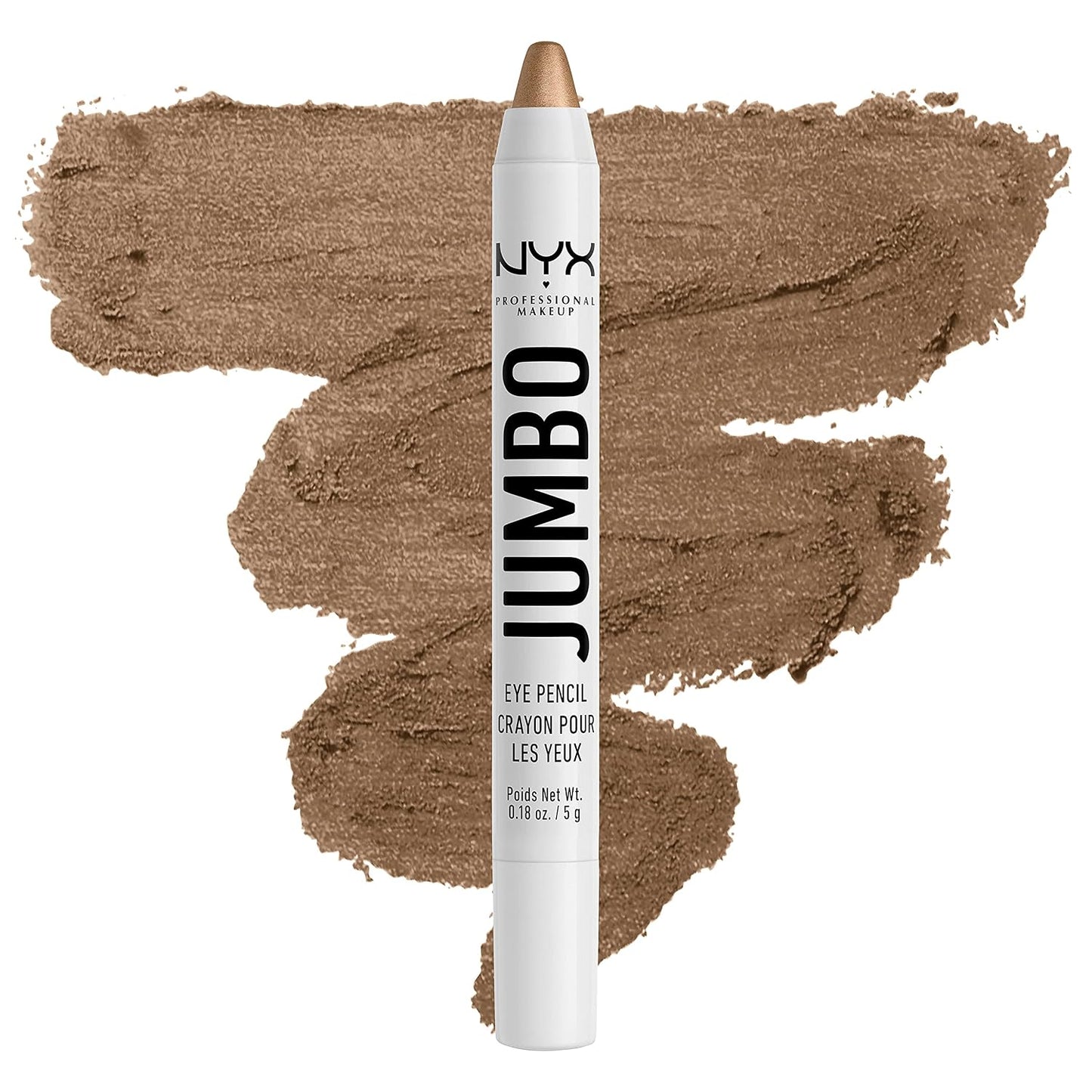 NYX PROFESSIONAL MAKEUP Jumbo Eye Pencil, Blendable Eyeshadow Stick & Eyeliner Pencil - Sherbet (Coral)