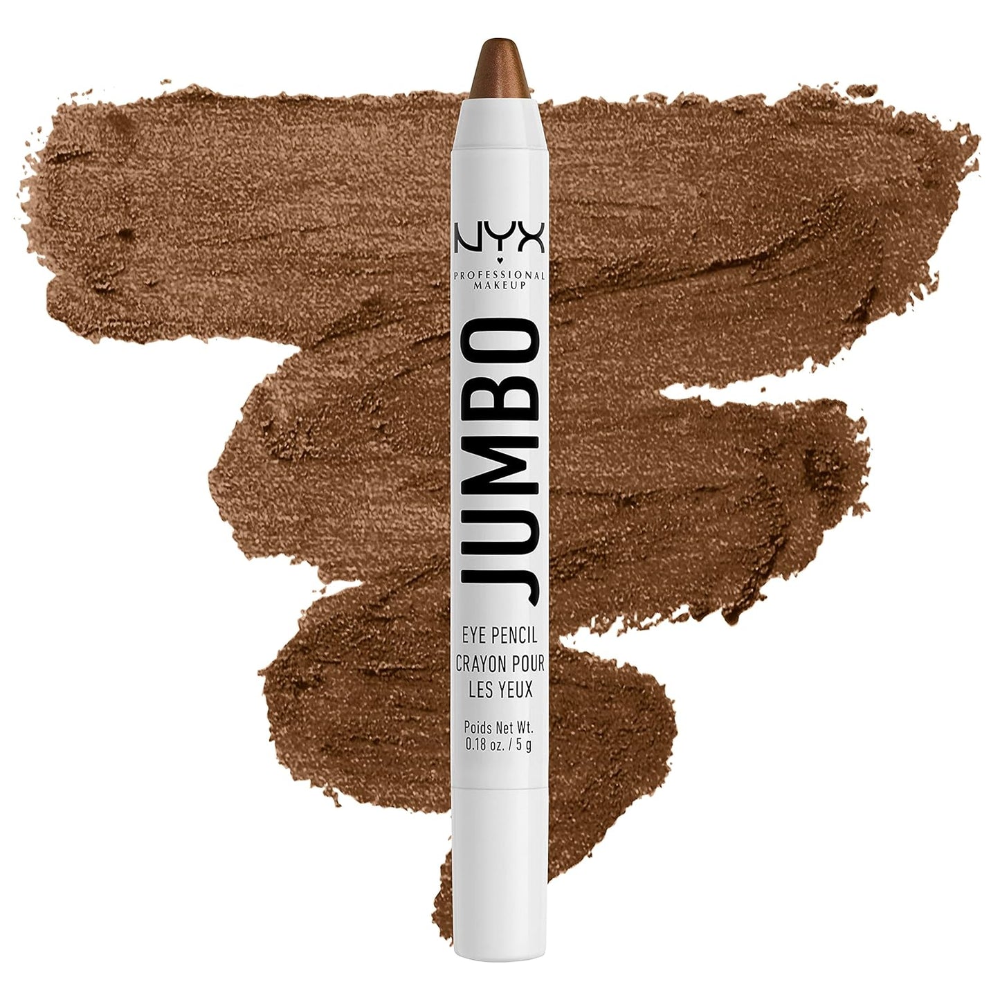 NYX PROFESSIONAL MAKEUP Jumbo Eye Pencil, Blendable Eyeshadow Stick & Eyeliner Pencil - Sherbet (Coral)